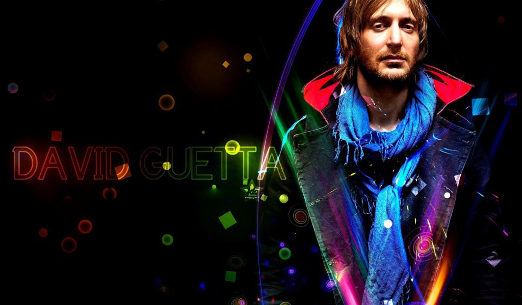 David Guetta на красивом фоне