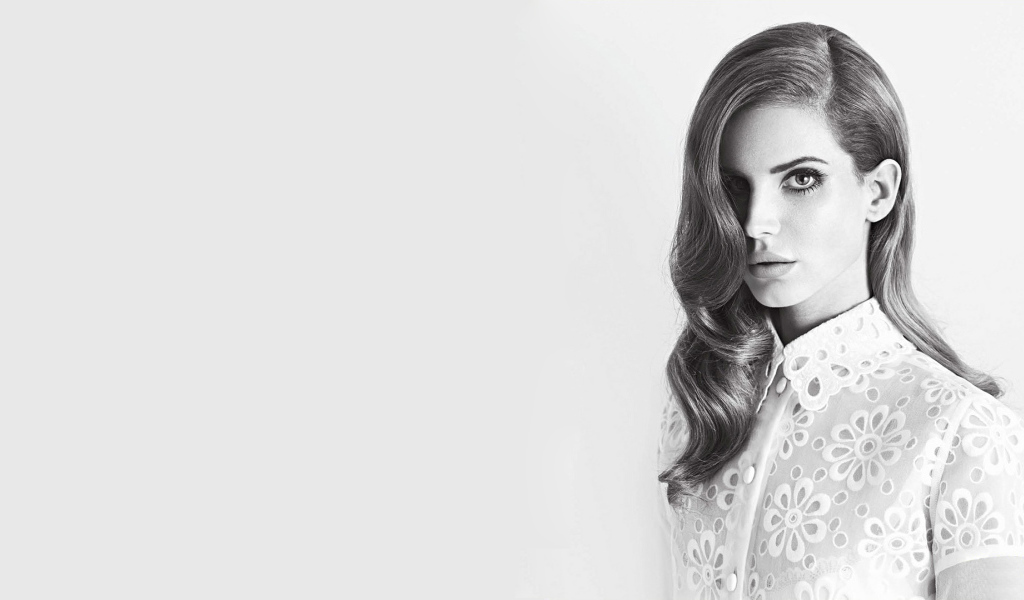Lana Del Rey белая картинка