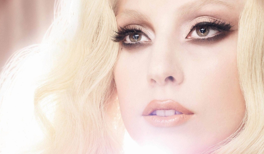 Portrait of the singer Lady Gaga