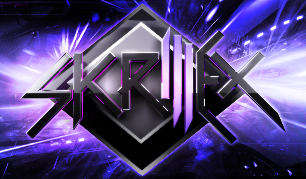 Skrillex фиолетовая картина