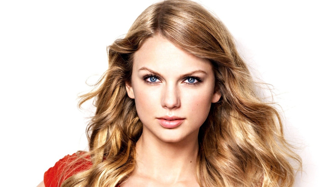 Taylor Swift большие голубые глаза