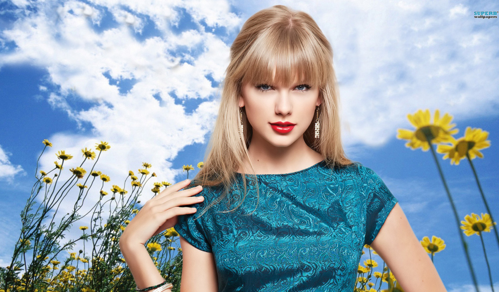 Taylor Swift голубое небо