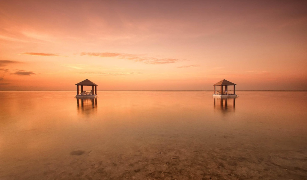 Розовый закат