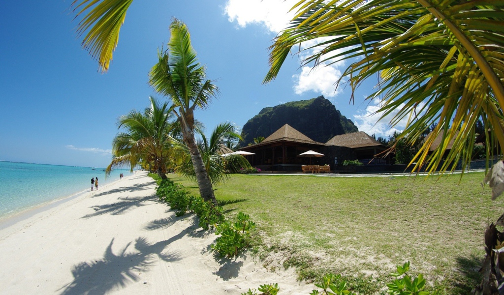 Отдых на пляже у моря