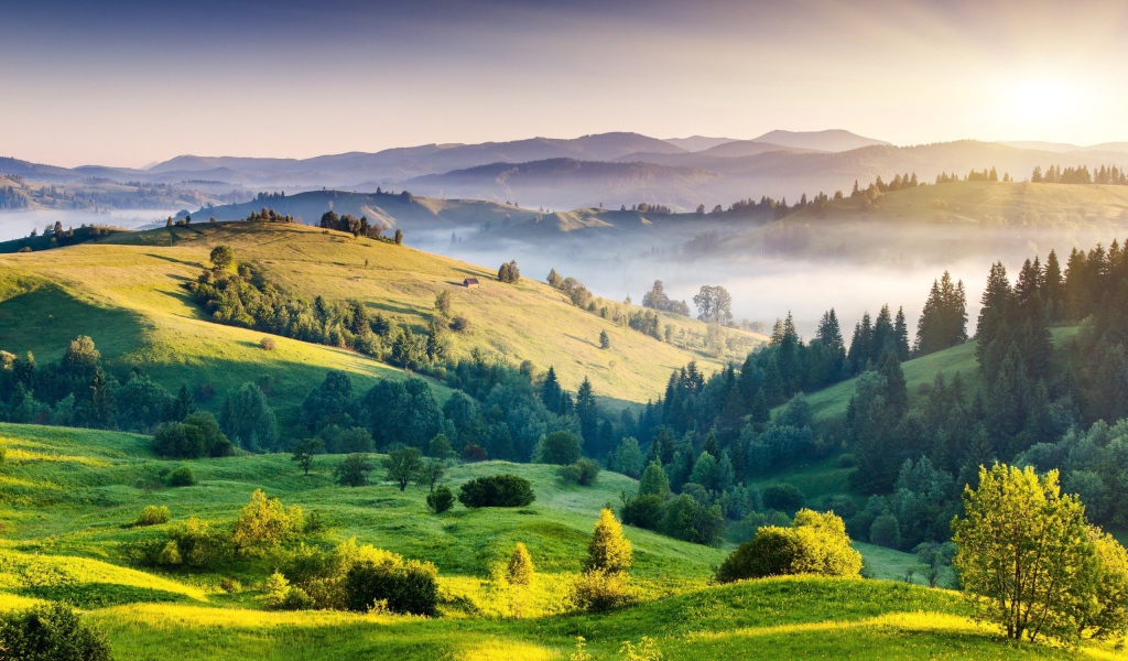 Холмистый пейзаж