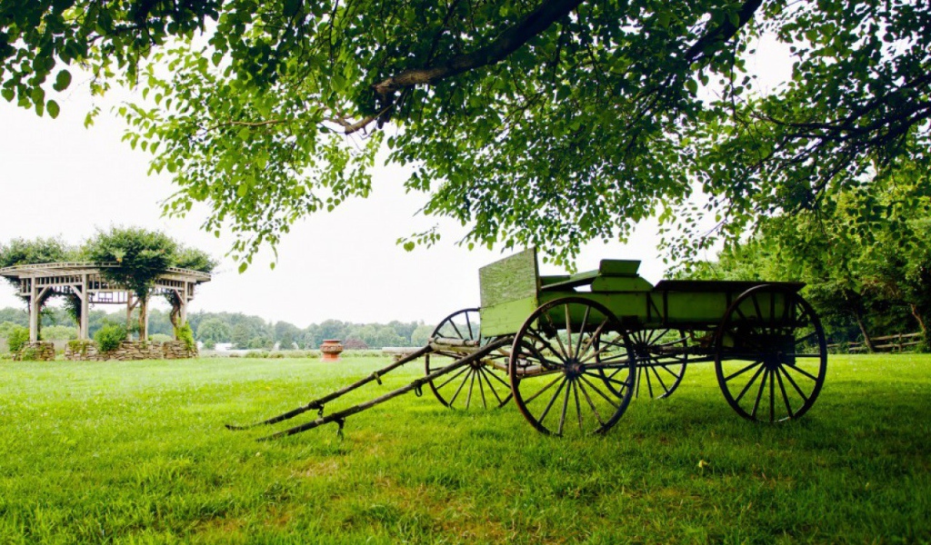 Landscape with a cart