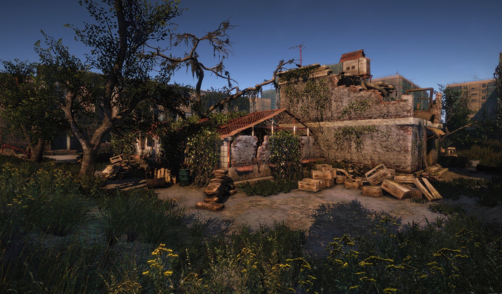 Развалины старого дома