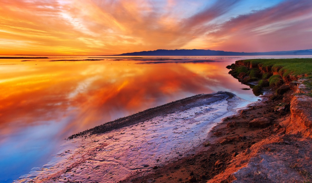 Разноцветный закат