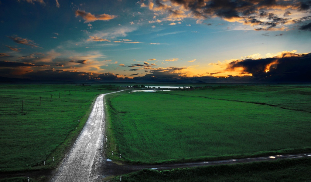 дорога на закат