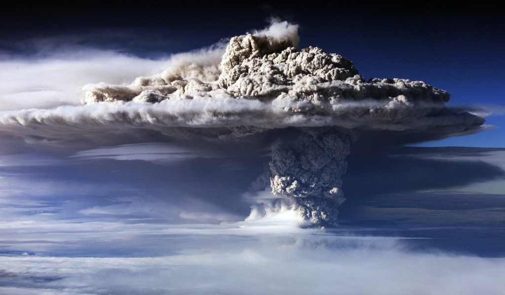 Извержение вулкана в Чили