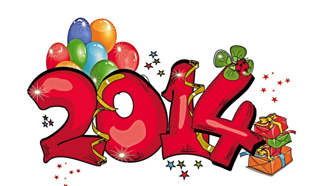 2014, красивый рисунок