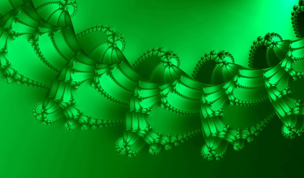 Гирлянда зеленая