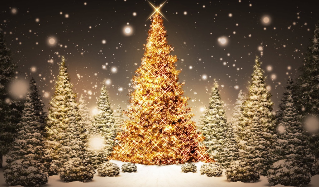 Растущая Новогодняя елка