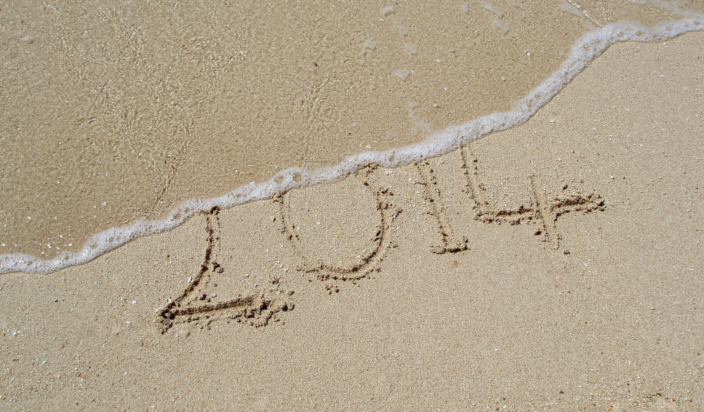 Новый год 2014 на песке