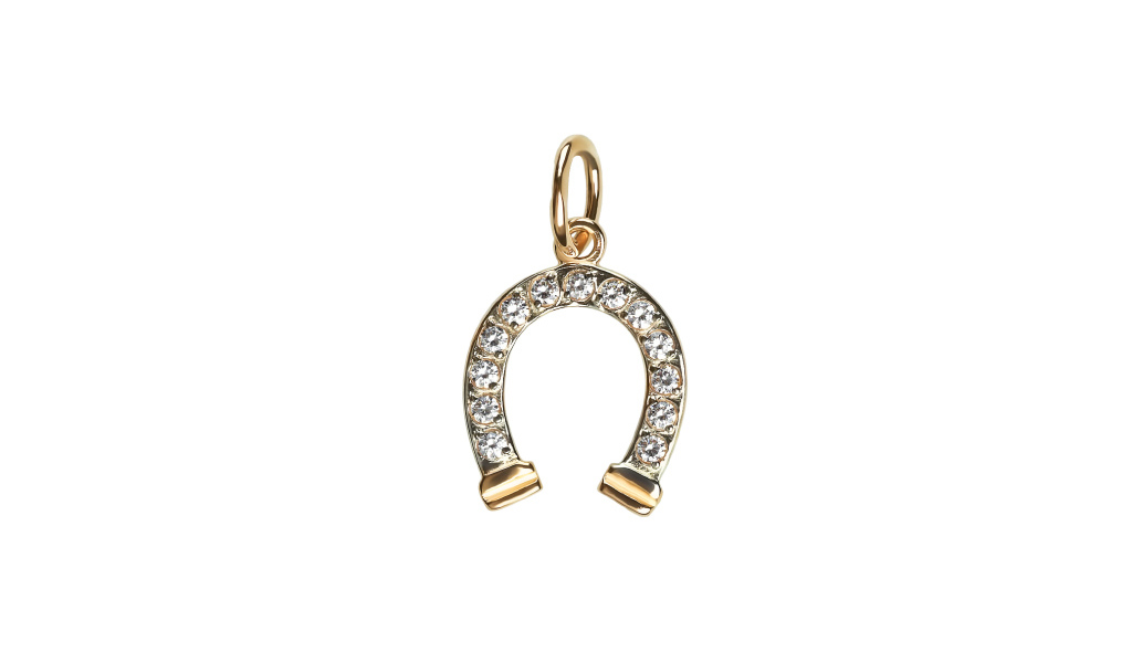 Подкова новогодней лошади