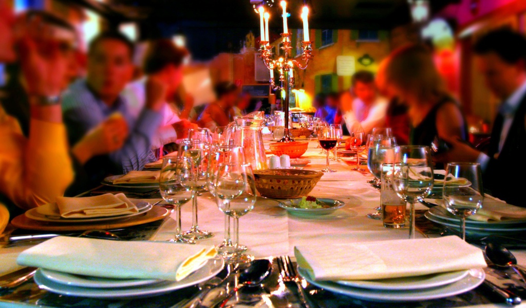 Новогодний праздничный стол