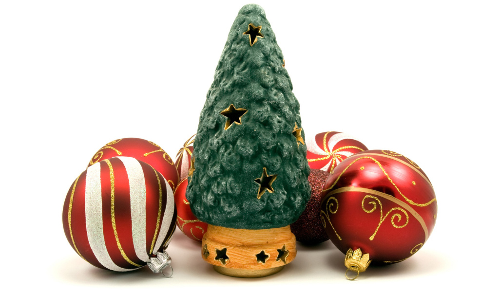 Новогодняя елка игрушки