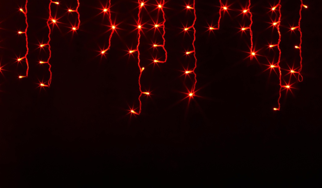 Гирлянда красная