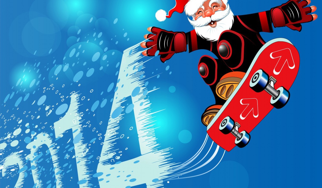 Дед мороз в новый год 2014