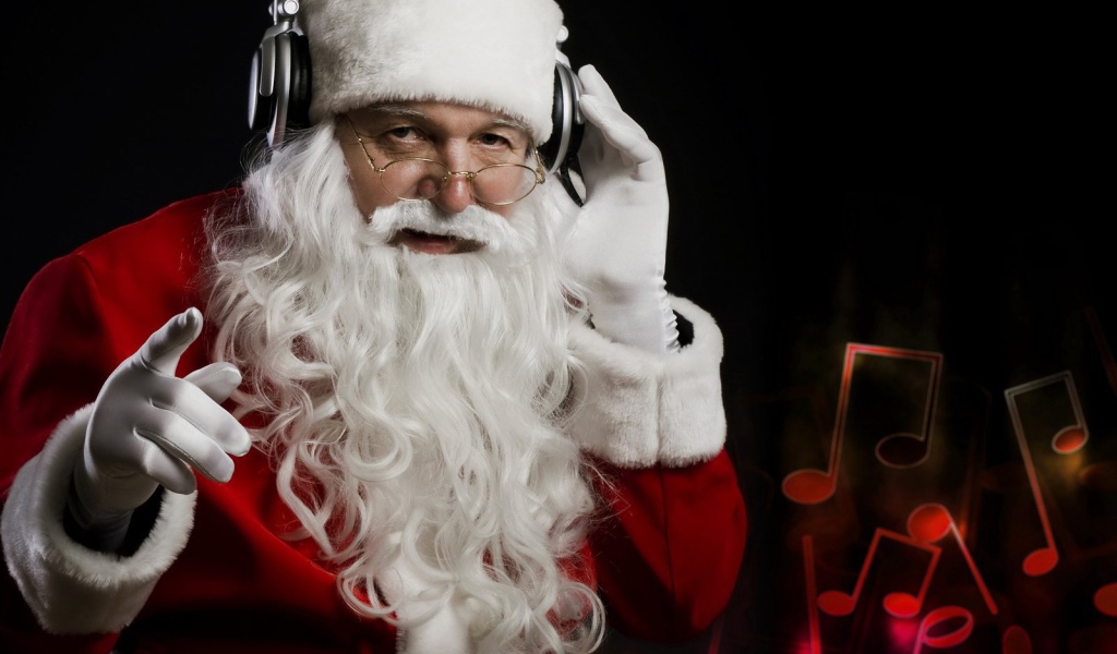 Дед Мороз меломан