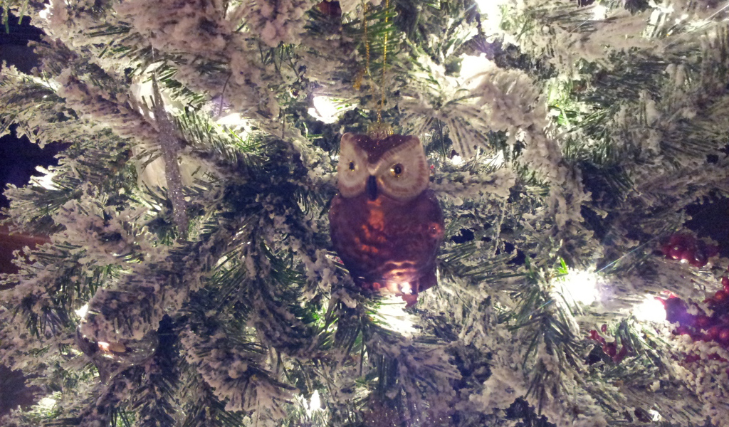 Зимний снег новогодняя елка