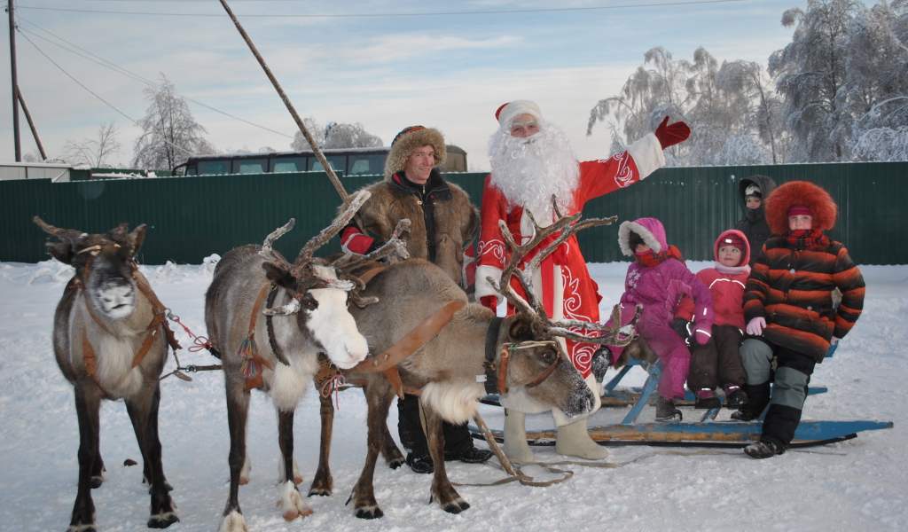 B гости к деду морозу