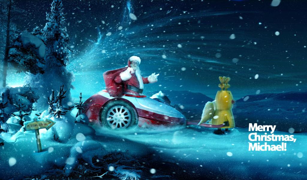 Bолшебный дед мороз