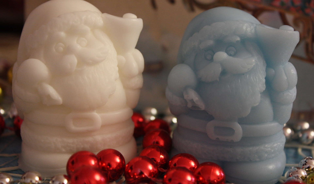 Дед мороз из фетра