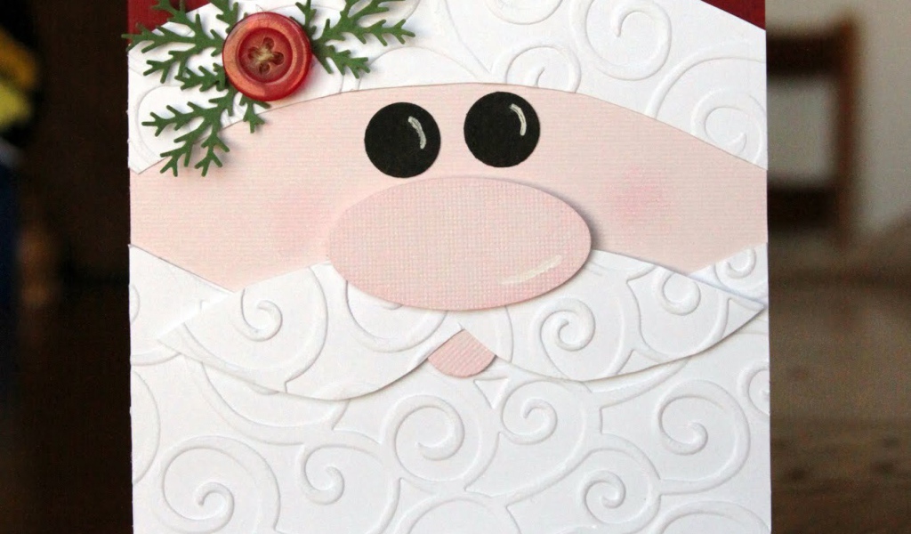 Дед мороз из бумаги