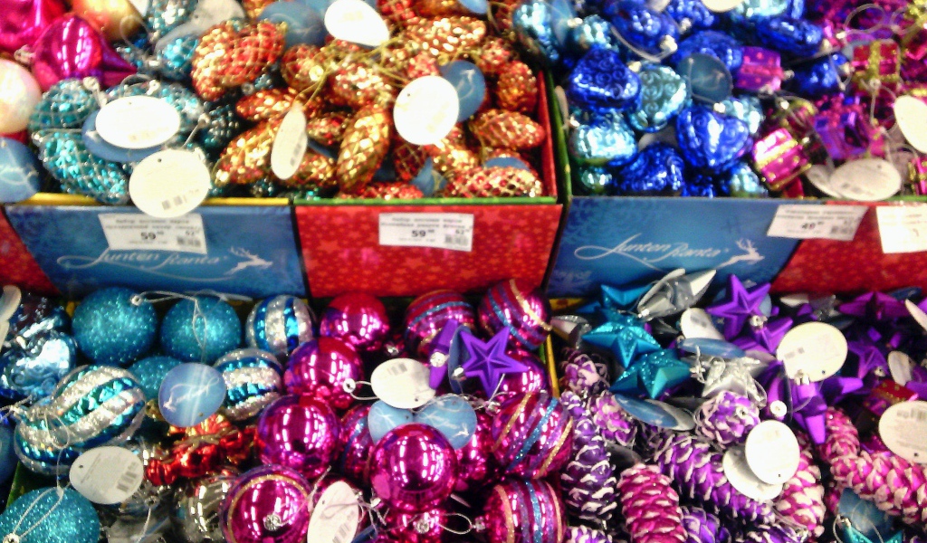 Hабор елочных игрушек