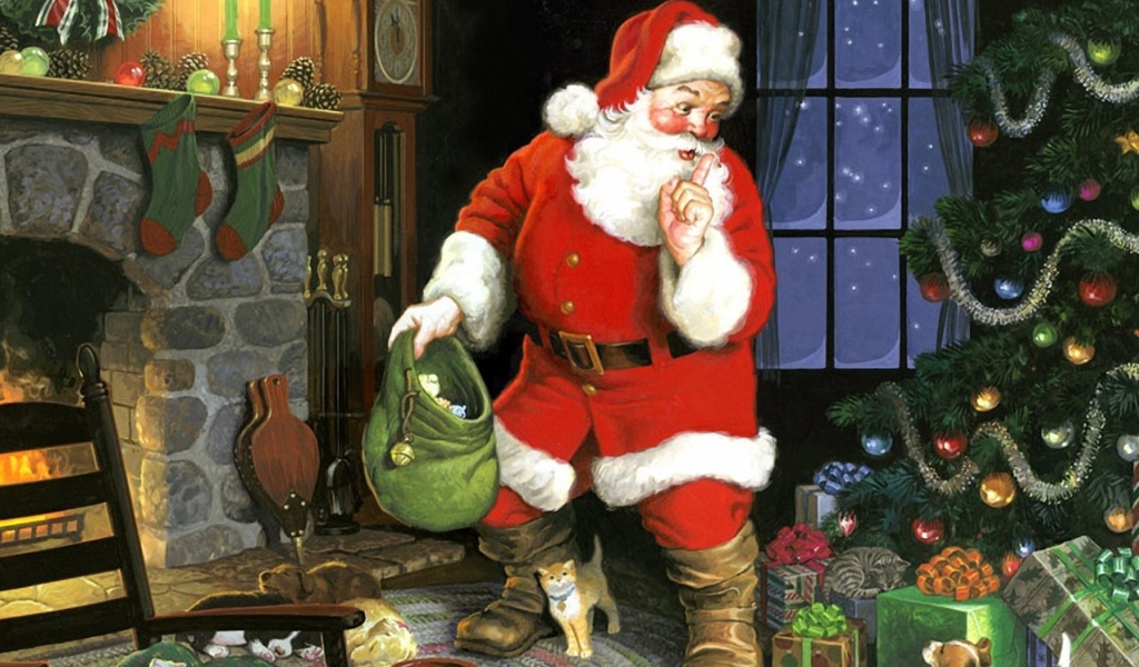 Говорящий дед мороз