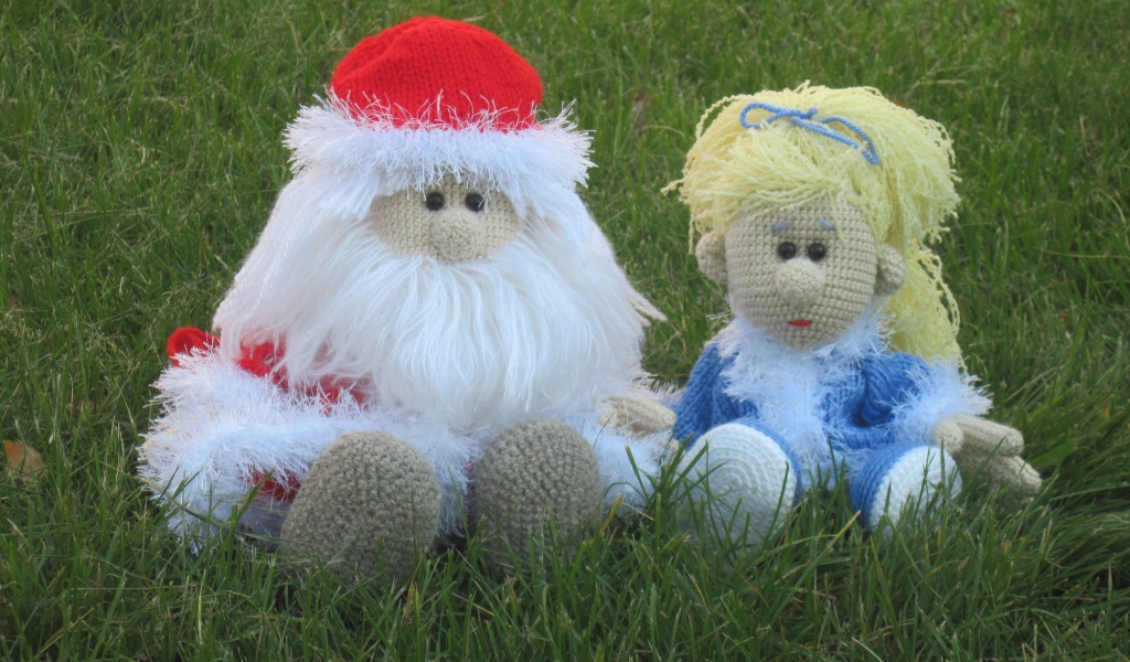 Kуклы дед мороз и снегурочка