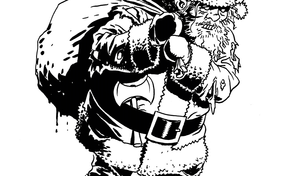 3омби дед мороз