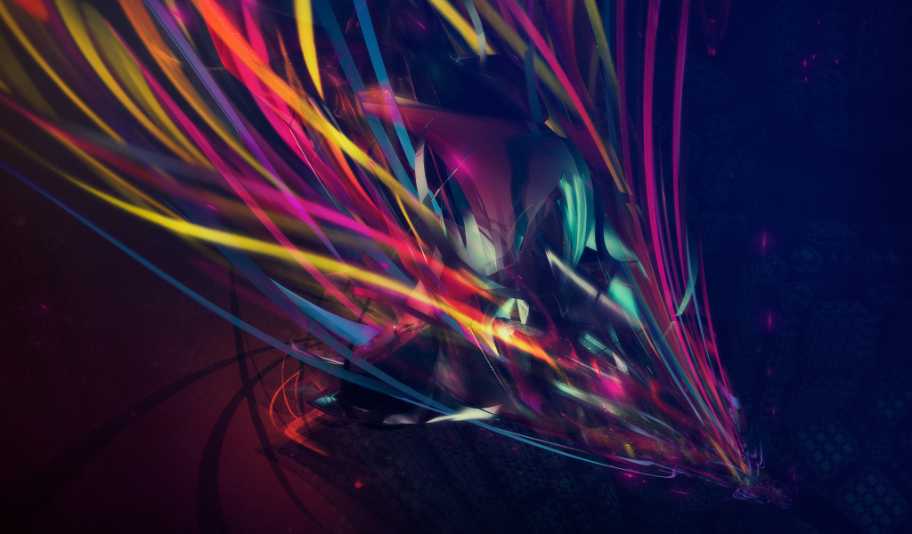 Цифровой рисунок пламя