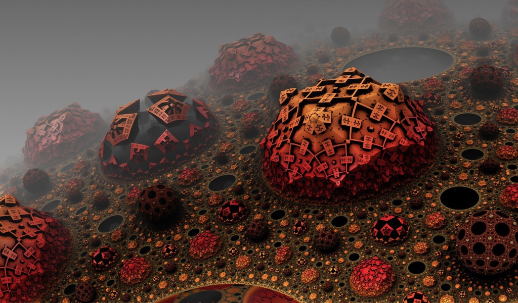 Фантастическая планета абстракция