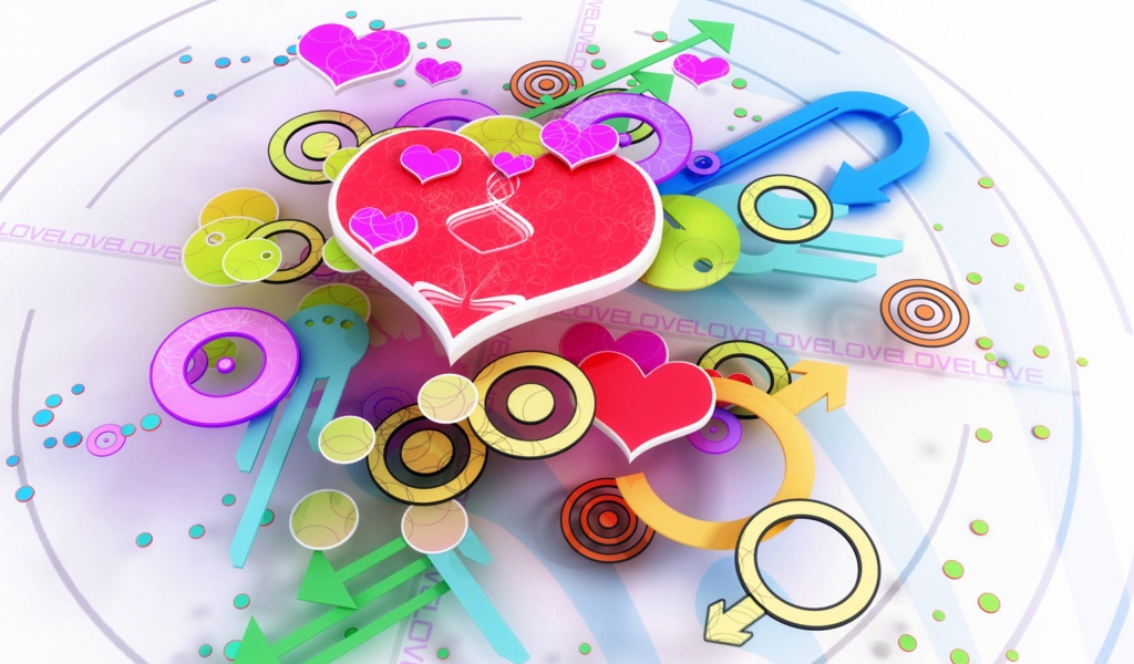 Сердечки и знаки