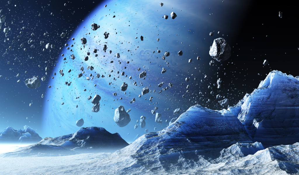 Метеоритный пояс планеты