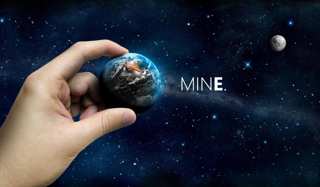 Земля в руке человека