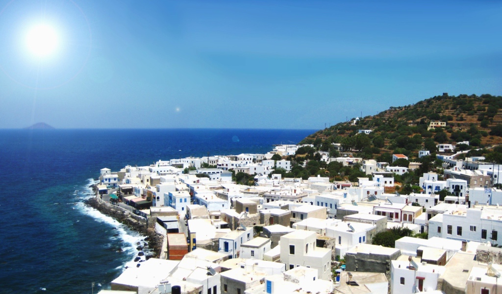 Остров Нисирос в Греции