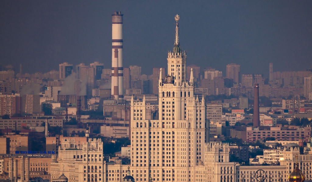 Удивительный пейзаж Москвы