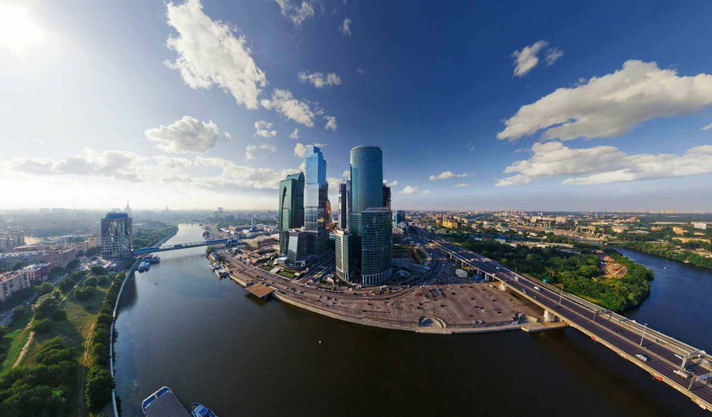 Удивительный вид на Москву