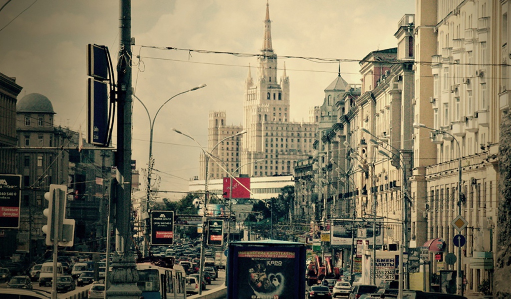 Городской пейзаж в Москве