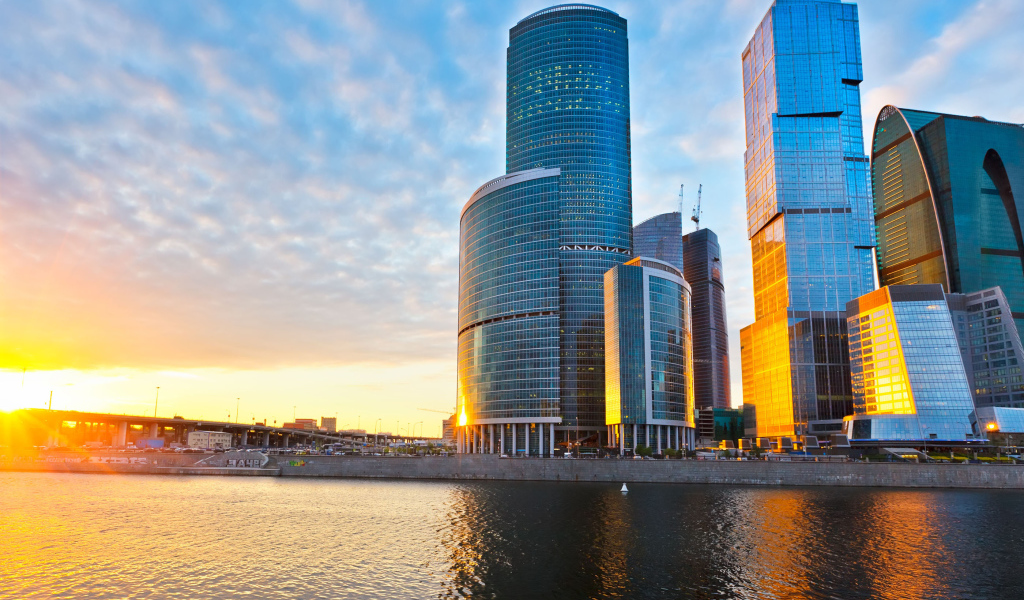 Москва на закате