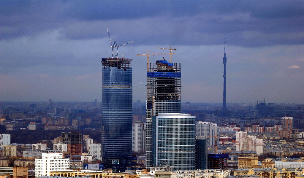 Москва строитса все время