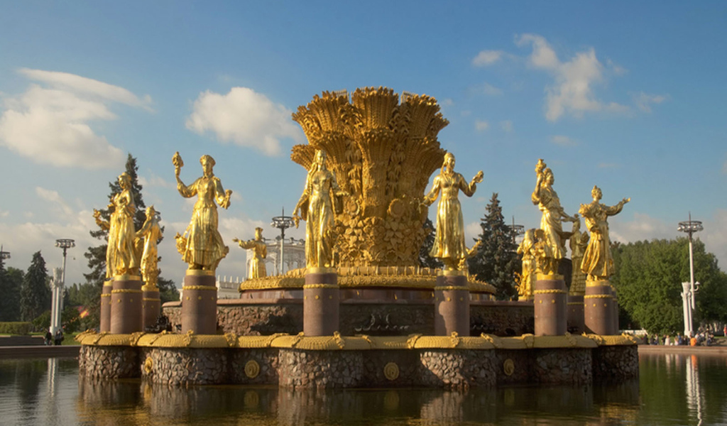Золотой фонтан в Москве