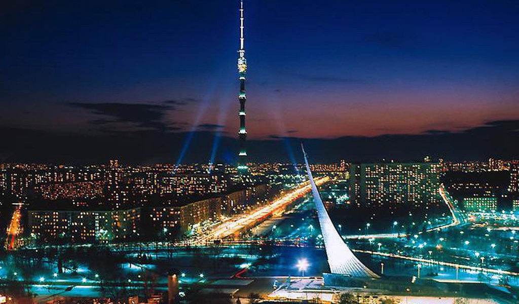 Картина города Москвы