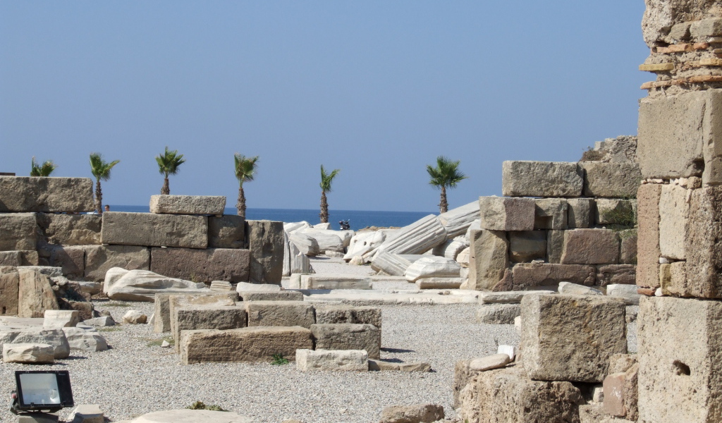 Древние руины Агора Турция