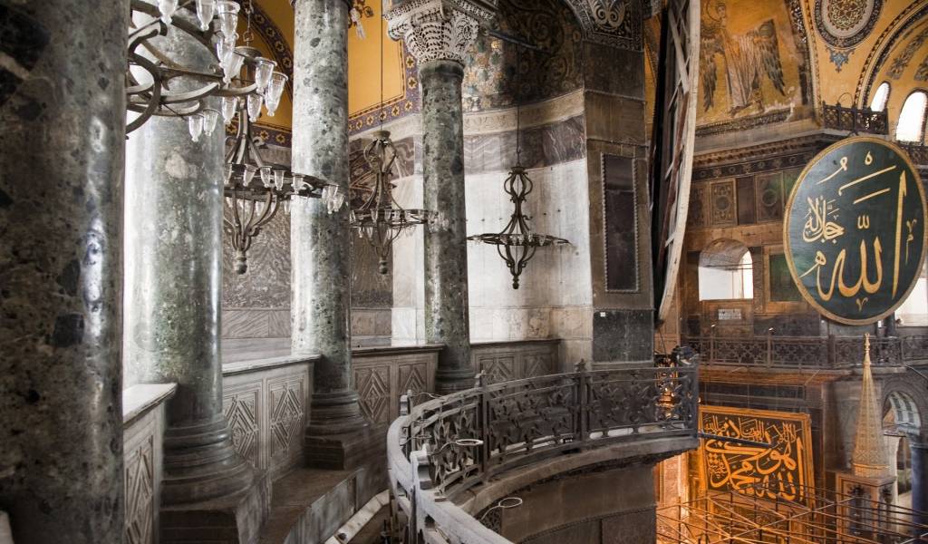 Собор Святой Софии Турция взгляд изнутри