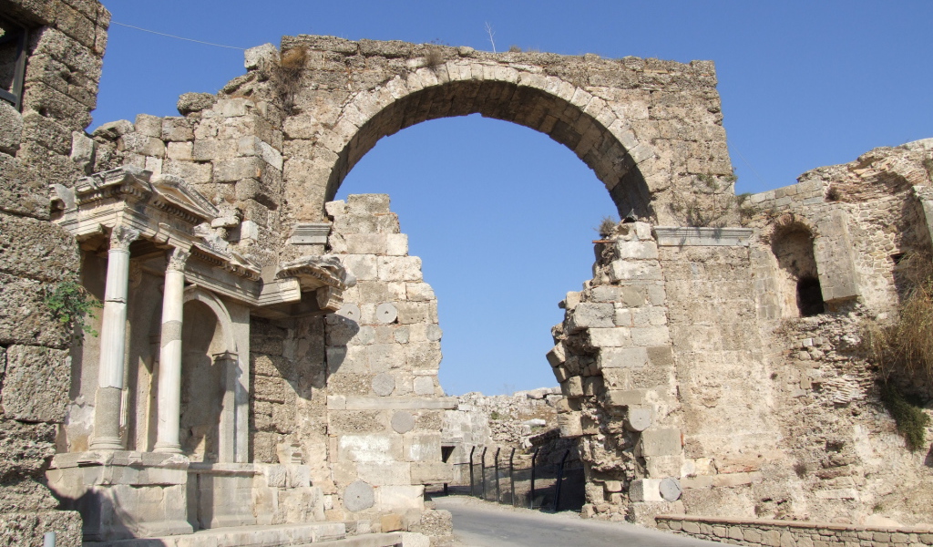 Древний город в Агора Турция