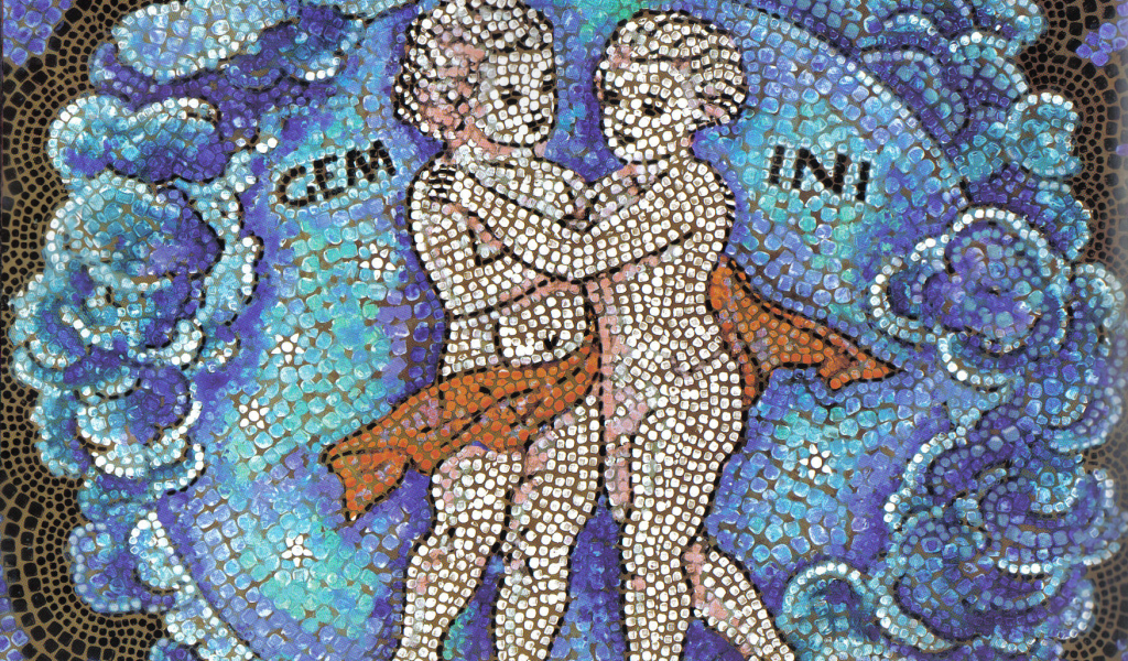 Близнецы, мозаика